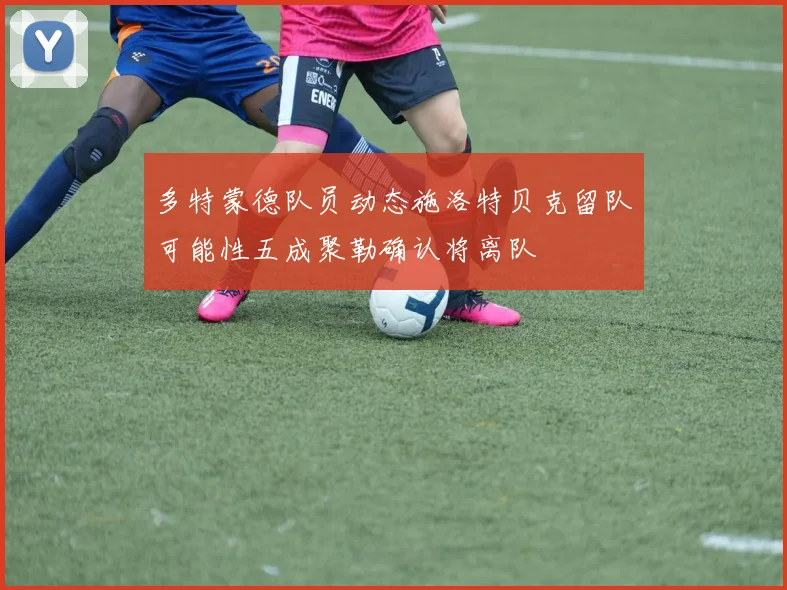 多特蒙德队员动态施洛特贝克留队可能性五成聚勒确认将离队
